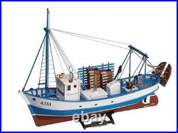 - Wooden Ship Model Kit Spaniard and Mediterranean Fishing Boat, T