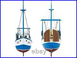 - Wooden Ship Model Kit Spaniard and Mediterranean Fishing Boat, T