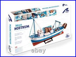 - Wooden Ship Model Kit Spaniard and Mediterranean Fishing Boat, T