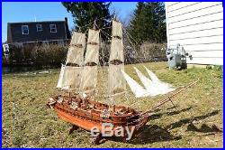 Wooden USS Constitution 44 Tall Ship Model (Brand New)
