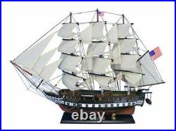 Wooden USS Constitution Tall Model Ship 32
