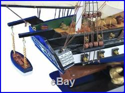 Wooden USS Constitution Tall Model Ship 32