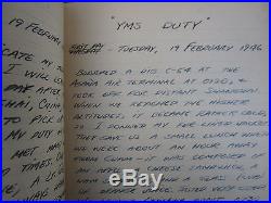 World War 2 LST 839 Handwritten Diary Lot Ship History Pacific War USN USNR 1944