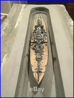 Ww 2 model ship, USS ARIZONA, 1/350 scale, pls read description below