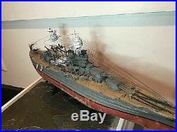 Ww 2 model ship, USS ARIZONA, 1/350 scale, pls read description below