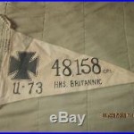 Ww I Imperial German U Boat U-73 Britannic 48,158 Ton Victory Flag