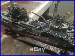 Ww2 model ship, USS INDIANAPOLIS, 1/350 scale, Tamiya, pls read description belo
