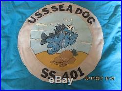 Wwii Usn Uss Dogfish Ss-350 Submarine Disney Design Wall Flag