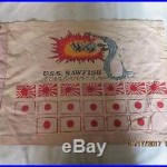 Wwii Usn Uss Sawfish Ss-276 Submarine Boat Victory Wall Flag