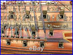 XL HMS Sovereign of the Seas 1637 Tall Ship Wooden Model 58 Fully Built New