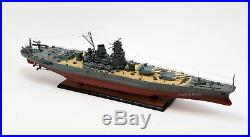 YAMATO Class Battleship 39.5 Handmade Wooden Ship Model Museum Quality