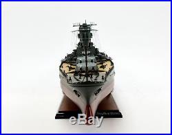 YAMATO Class Battleship 39.5 Handmade Wooden Ship Model Museum Quality