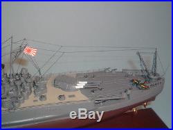 YAMATO WW II IMPERIAL JAPANESE NAVY BATTLESHIP FRANKLIN MINT WITH DUST COVER