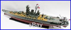 Yamato Japanese Battleship 47 Ready For Display Wooden Model