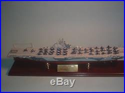 Yorktown Battleship Wwii Signature Le 172/1943 Franklin Mint With Dust Cover