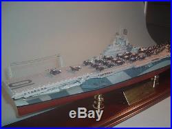 Yorktown Battleship Wwii Signature Le 172/1943 Franklin Mint With Dust Cover