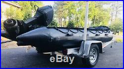 Zodiac F470 inflatable Navy Seal Boat 2008 Incl 2 outboards & More